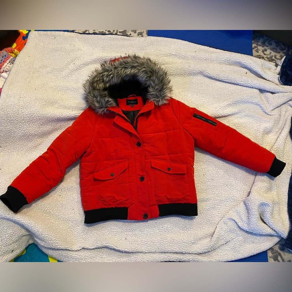 XL Lucky Brand red coat